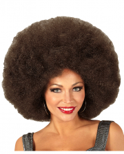 Riesige Afro Perücke Braun
