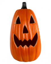 Riesiger Ovaler Halloween Kürbis mit Licht 55cm 