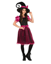 Pink Glitter Witch Girls' Costume