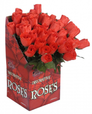 Rote Rose mit Stiel