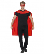 Red Cape With Eye Mask 