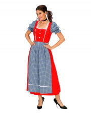 Red Alps Dirndl with Apron 