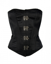 Full Bust Corset With Heart Cutout Black buy