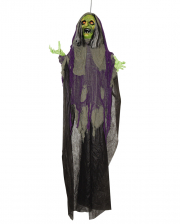 Shaking Witch Hanging Figure With Sound & Light 182cm 