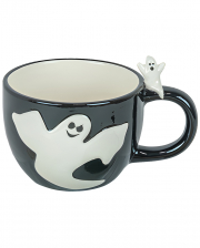 Black Darling Mug With Creepy Ghost 