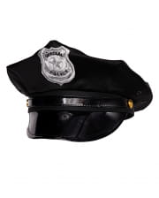 Schwarze Polizeimütze Special Police 