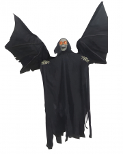 Wing Flapping Grim Reaper Hanging Figure 89cm 