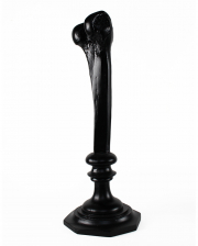 Schwarzer Gelenkknochen Kerzenhalter 34cm 