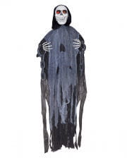Geister Skelett in Ketten Animatronic schwarz 
