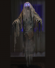 Screaming Ghost Hanging Figure With Light & Sound 150cm 