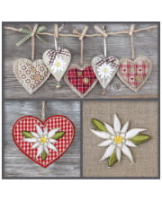 Napkins rustic country house 20 pcs.