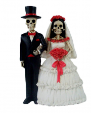Skeleton Bridal Couple 14 Cm