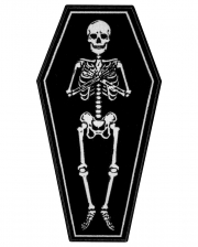 Skelett im Sarg Teppich 