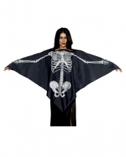 Skeleton Costume Poncho 