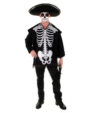 Skeleton Costume Poncho 