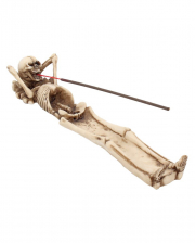 Skelett "Take It Easy" Räucherstäbchenhalter 27cm 