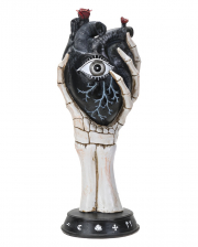 Skeleton Hand With Black Heart 33cm 