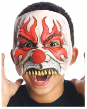 Smokey Horror Clown Children Half Mask 