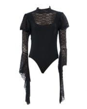 Lace bodysuit black