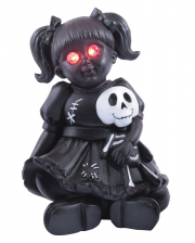 Spooky Doll mit roten LED Augen 