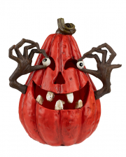 Spooky Halloween Pumpkin With Eyes & LED 