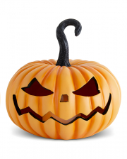 Spooky Halloween Kürbis mit Flacker LED Flamme 