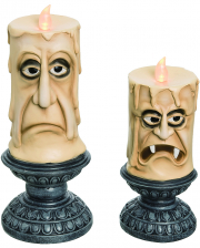 Spooky LED Candle Set Of 2 
