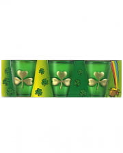St. Patrick's Day Clover Leaf Shot Glass 