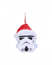Star Wars Stormtrooper mit Nikolausmütze Weihnachtskugel 