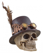 Steampunk Totenschädel mit Zylinder