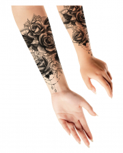 Temporäres Rosen Mandala Tattoo zum Aufkleben 