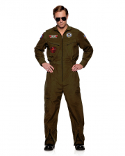 Navy Top Gun Jet Pilot Herren Kostümanzug 