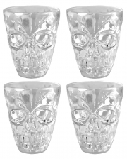 Skull Shotglas 4 Pieces 