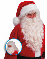 Weihnachtsmann Perücke mit Bart 60cm 