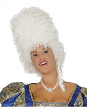 White Baroque Wig 