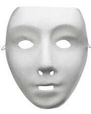 Weiße Roboter Maske 