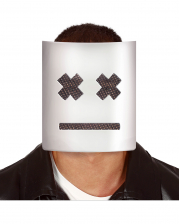 Weiße Marshmallow Maske 