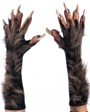 Werewolf Gloves With Synthetic Fur Deluxe 