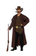 3-tlg. Western Kostüm mit Mantel 