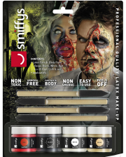Zombie Flüssig Latex / 4-farbiges Set