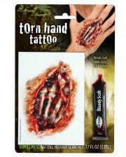 Zombie Hand Tattoo With Filmblood