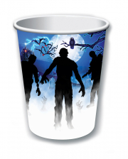 Zombie Party Paper Cup Set 8 Pieces 
