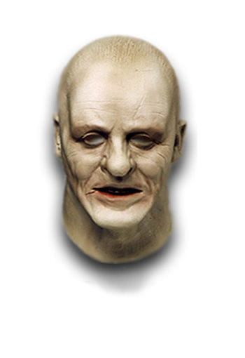 Old Hannibal Lecter Foam Latex Mask | Hannibal the cannibal mask