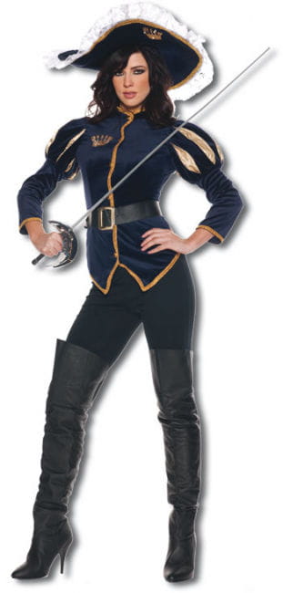 Lady Musketeer Premium Costume M Female Musketeer Costume Sexy Costume Amazons Horror 6360