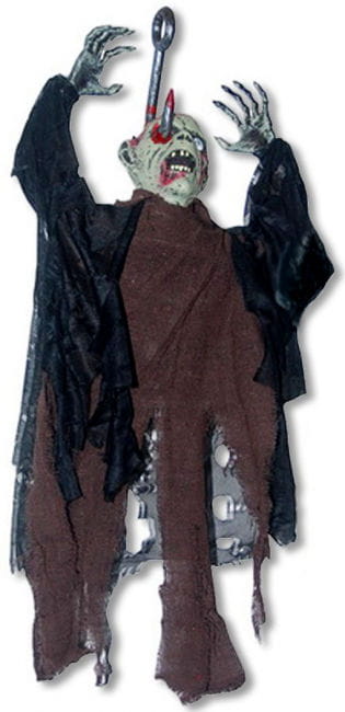 Zombie Hängefigur am Fleischerhaken Halloween Deko ...