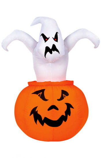 Kürbis Geist aufblasbar | Aufblasbare Gespenst als Halloween Deko