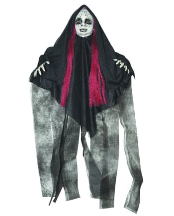 60cm Horror-Shop Halloween Geist H/ängefigur mit LED Farbwechsler