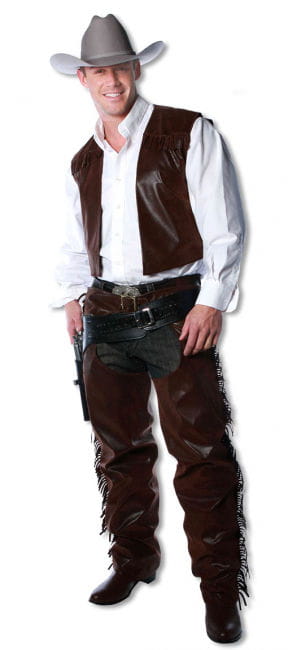 Cowboy Chaps Set | Sheriff Costume | horror-shop.com