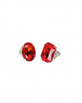 red stone costume jewellery