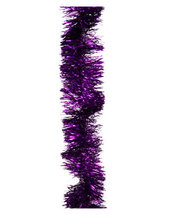 Tinsel tinsel garland purple 5m ★ Advent decoration | horror-shop.com